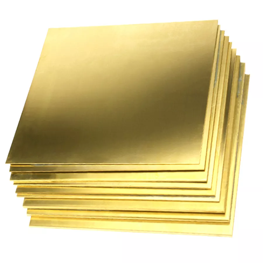 ASTM Gold Plated Brass Copper Sheet Brass Custom-made Copper Plates