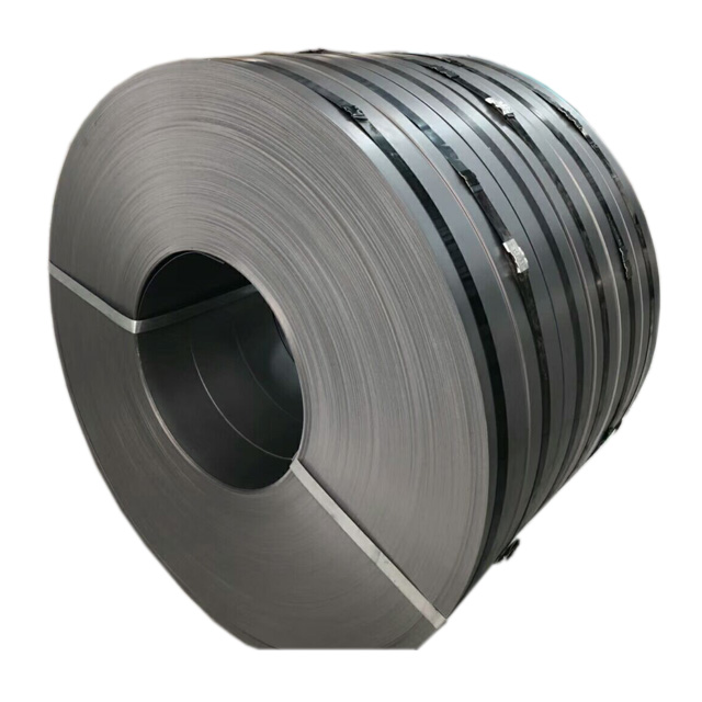 Cold Rolled Low Carbon Annealed Black Steel Strips 65mn Steel Strip In Coil For Packing Strap