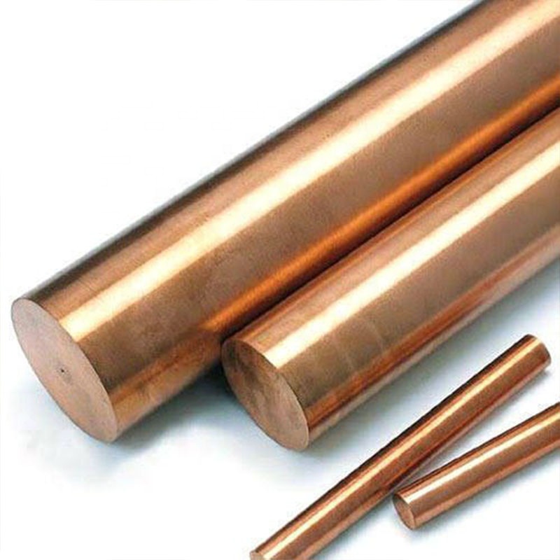 Factory Direct 99.9% Pure Copper Material Red Copper Bar Copper Rod for Decoration
